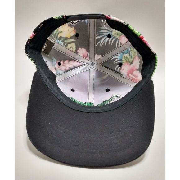 Floral Hat Cap Adjustable Birds Resort Tropical Colorful Vacation Fishing - Picture 4 of 5